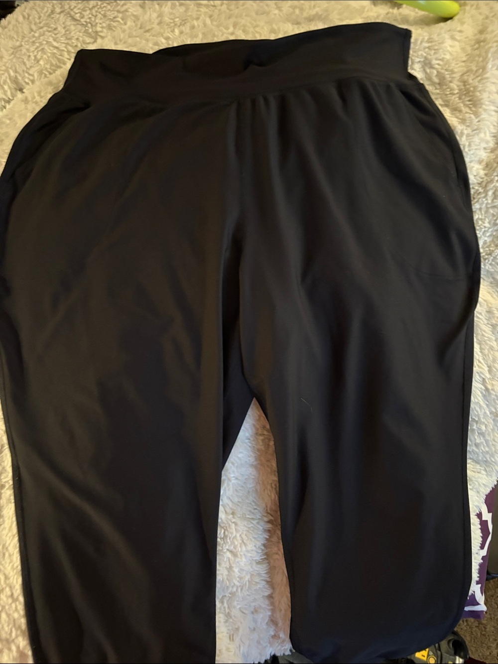 Old Navy Black High-Rise Active Joggers XXL